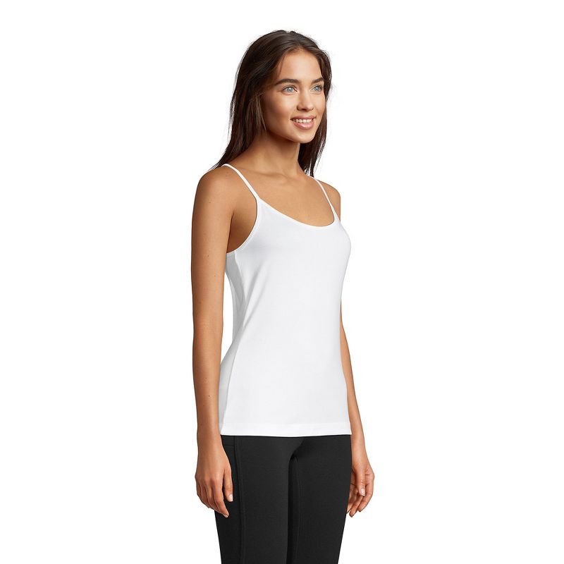 Lands' End Women's Supima Cotton Camisole, 5 of 6