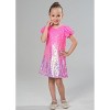 2Bunnies Girls' Candy Shimmer Sequin Puff Sleeve Dress - 3 of 4