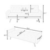 LOVMOR Convertible Sofa Bed, for Small Spaces, Bedroom & Living Room - 2 of 4