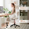 Pinmoco Ergonomic Cross-Legged Swivel Chair, Adjustable Height Meditation Chair with Back Support,  Office/Home Chair - 3 of 4