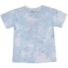 Seven Times Six Disney Lilo & Stitch Girls' Dancing Stitch Tie Dye Kids T Shirt Tee Blue - 4 of 4