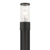 Livex Lighting Atlantic 1 - Light Post Light in  Textured Black/Antique Silver - 3 of 4
