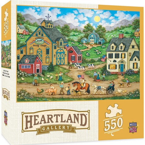 Masterpieces Inc Liberty Farm Parade 550 Piece Jigsaw Puzzle : Target