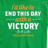 Men's - Yellowstone - I'd Like To End This Day With A Victory Short Sleeve Graphic T-Shirt - 2 of 4