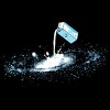 Women's Design By Humans The Milky way By radiomode Racerback Tank Top - 2 of 3