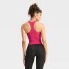 Women's Seamless Racerback Ribbed Tank Top - All In Motion™ - 2 of 3
