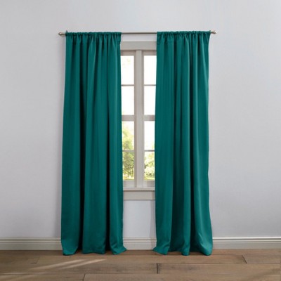 BrylaneHome BH Studio Room-Darkening Rod-Pocket Panel
