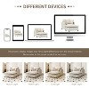Whisen Oversized Modern Sofa Module for Modular Sectional Sofa, Wide Seat Chenille Armchair with Pillows - 4 of 4