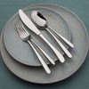 Towle Living 10-Piece Silverware Set, Service for 2,  Addica Flatware Cutlery Set -  Includes Fork, Knife, Spoon, Stainless Steel - Dishwasher Safe - 4 of 4
