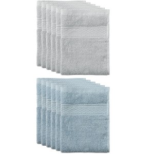 Unique Bargains Durable Soft Absorbent Thick Cotton Kitchen Towels 13 X 13 Inches - 1 of 4