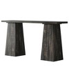 Resenkos Entryway Table, Console Sofa Table,63" Console Table, Wood Narrow Sofa Hallway Table Gray - 3 of 3