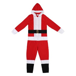 Santa Claus Red Union Suit Onsize - 1 of 4