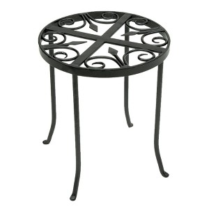 Trivet Iron Plant Stand Graphite Powder Coat Finish - Achla Designs - 1 of 4