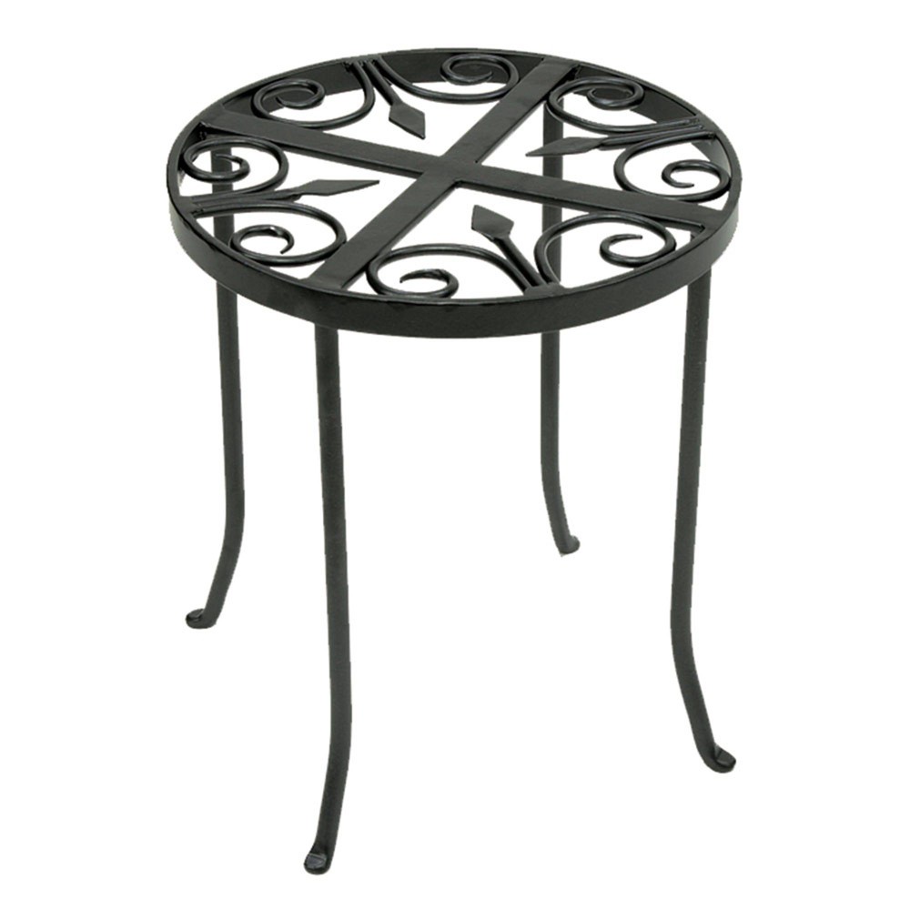 Photos - Plant Stand Trivet Iron  Graphite Powder Coat Finish - Achla Designs