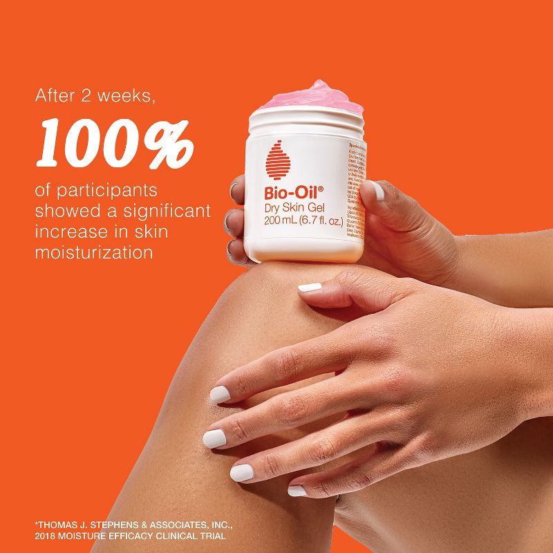 Bio-Oil Dry Skin Gel Individual Tub Body Moisturizer with Fast Hydration, Vitamin B3 and Non-Comedogenic, 5 of 14