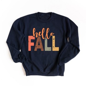 Simply Sage Market Hello Fall Cursive Block Sweatshirt - 1 of 4