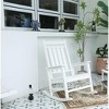 VYNXARIA All Weather Rocking Chair Set with Side Table, 3-Piece Rocking Chair Set with Wood-Texture, White(includes 2 Rocking Chairs and 1 Table) - 2 of 4