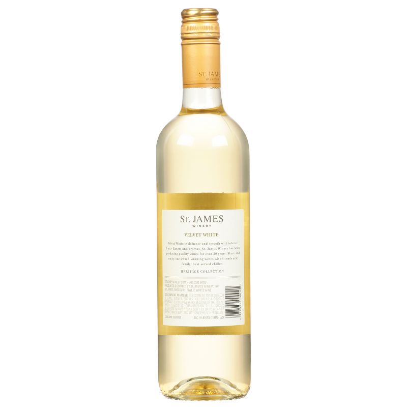 St. James Velvet White Wine - 750ml Bottle, 6 of 9