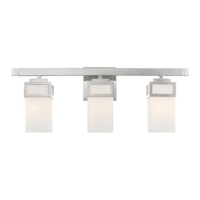 Livex Lighting Harding 3 - Light Vanity in  Brushed Nickel