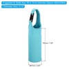 Unique Bargains Neoprene Insulated Removable Shoulder Straps Water Bottle Sling Bags 2.64"x7.28" 2 Pcs Light Blue - 2 of 4