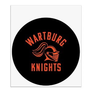 Wartburg College Knights Logo Automotive Car Window Locker Circle Bumper Sticker - 1 of 4