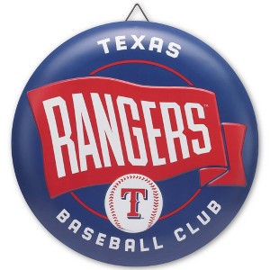 MLB Texas Rangers Metal Button Wall Art - 1 of 4
