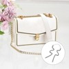 Unique Bargains Metal Corrosion-Resistant PU Leather Purse Flat Chain Strap - 4 of 4