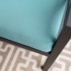 Leisure Made Blakely 5pc Aluminum Sectional in Spa Blue Fabric - 4 of 4