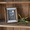4X6 Inch Cross Pattern Picture Frame White MDF, Wood & Glass by Foreside Home & Garden - 2 of 4