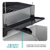 Home Zone Living Stainless Steel Dish Drying Rack with Side Racks and Drain Pipe, 2-Tier - 3 of 4