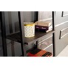 VYNXARIA 5 Tier Gray Modern Ladder Bookshelf: Ideal for Small Living Rooms and Offices - 3 of 4