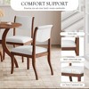 5-Piece Dining Set with Round Table and 4 Armless Chairs - 2 of 4