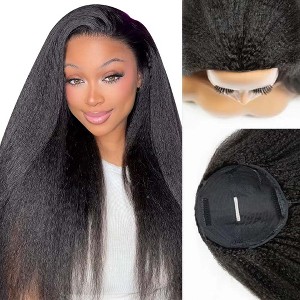 Jessie's Wig 22" 3 In 1 Half Wig Kinky Straight Glueless Wigs Wear & Go Seamless Clip In Wigs - 1 of 4