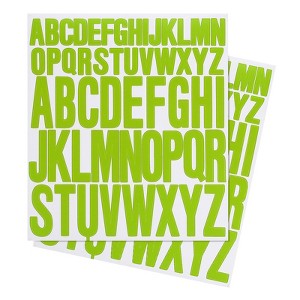 Unique Bargains Vinyl Self-Adhesive Indoor Outdoor Decorative Stickers 12 Sheets - 1 of 4
