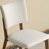 Mid-Century Modern Dining Chairs Set of 2, Solid Wood Frame Upholstered Seat Chairs for Kitchen, Living Room or Dining Room-Tanpinhause - 3 of 4