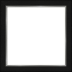 Amanti Art Eva Black Silver Framed Dry Erase Magnetic Board - 1 of 4