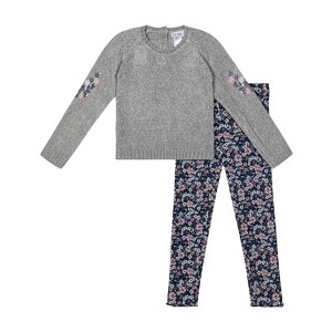 Nicole Miller Girls 2 Piece Chenille Outfit - 1 of 4