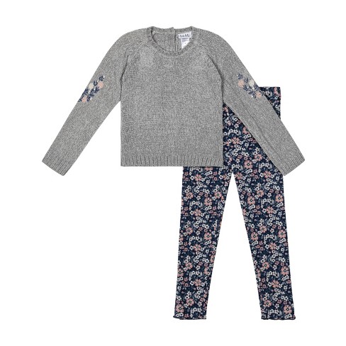 Nicole Miller Baby Girl 2 Piece Chenille Outfit - image 1 of 3