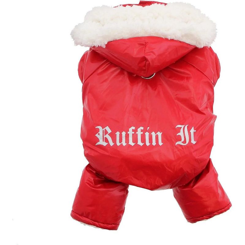 Ruffin It Dog Snowsuit Harness - Red, 5 of 7