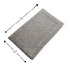 Knightsbridge Naples 220 GSF Non Skid Back Bath Rug 24 x 40 - 2 of 4