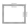 Amanti Art Flair Polished Nickel Framed Magnetic Dry Erase Board - 4 of 4