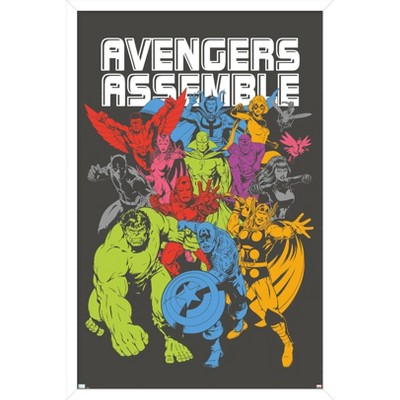 Trends International Marvel Avengers: Beyond Earth's Mightiest - Colorization Framed Wall Poster Prints