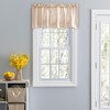 Ellis Curtain Portland Crushed Taffeta Rod Pocket Valance - 48x15", Natural - 2 of 4