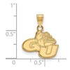 Black Bow Jewelry 14k Yellow Gold Gonzaga Bulldogs NCAA Small Pendant - 2 of 3