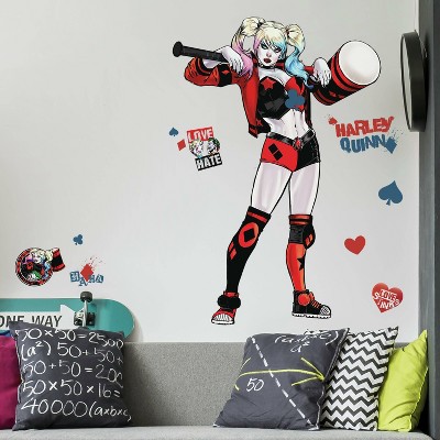 Harley Quinn Peel and Stick Giant Wall Decal - RoomMates