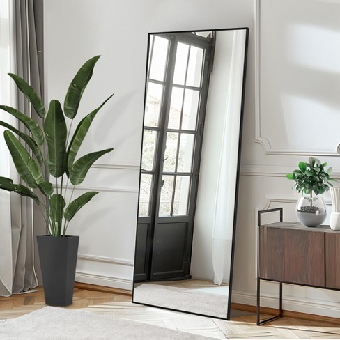 Dovelina Metal Framed Rectangle Full Length Mirror Leaning Mirror - 69 ...