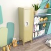 Racxily 1 Door Tall Single Metal Locker-Retro Style Storage Cabinet--Industrial Furniture--For Living Room/Bedroom/Storage Room/Gym/School--Yellow - 2 of 4