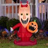 Gemmy Halloween Inflatable Lock with Jack O' Lantern, 4 ft Tall, Multi - 2 of 4