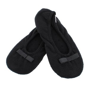 Isotoner Women's Sculpted Microterry Ballerina Slippers - 1 of 3