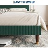 Twin/Full/Queen/King Size Platform Bed Frame, Modern Bed Frame with Upholstered Headboard and Strong Metal Slats Support, Easy Assembly - 4 of 4